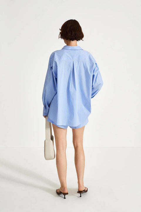 Stylein Jeanne Shirt | Blue Striped