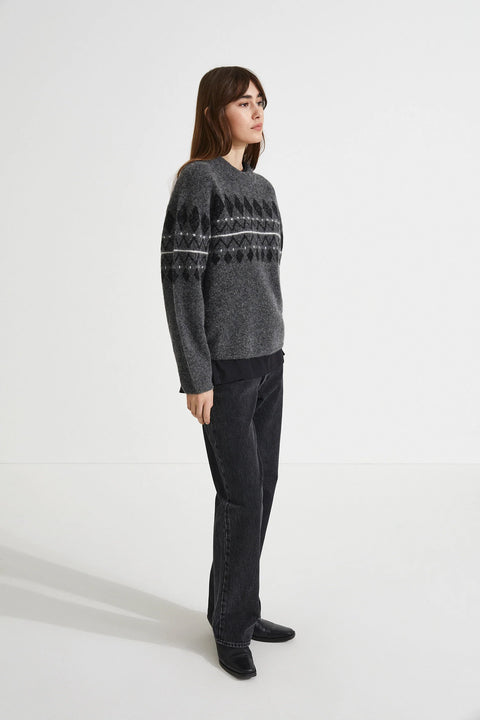 Stylein Line Sweater | Dark Grey