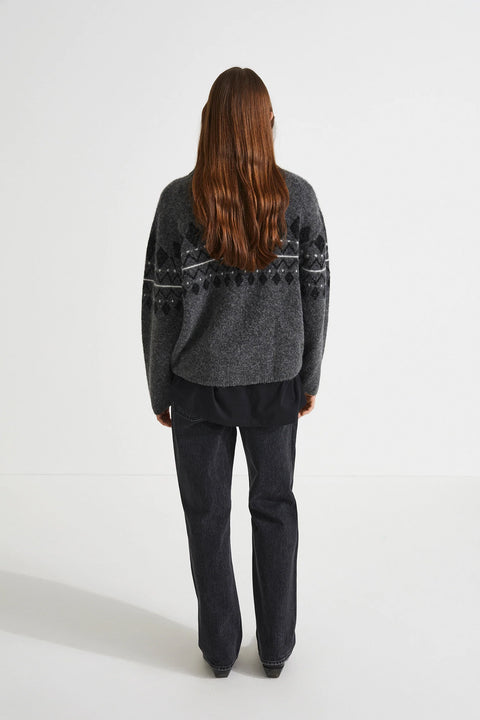 Stylein Line Sweater | Dark Grey
