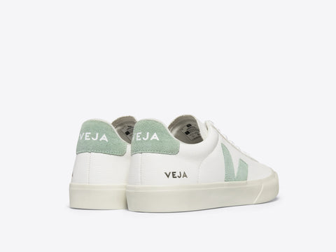 Veja Campo Chromefree Leather | Extra White Matcha