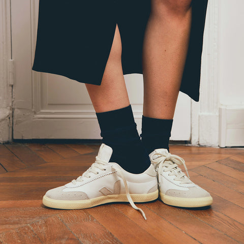 Veja Volley Leather | White Natural