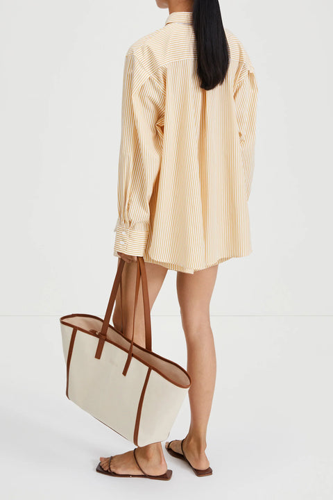 Stylein Jansell Shirt | Yellow Stripe