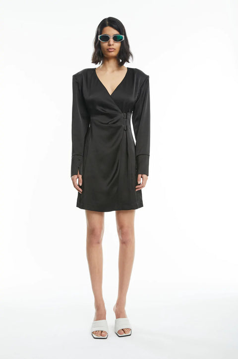 Oval Square Dance Dress | Black