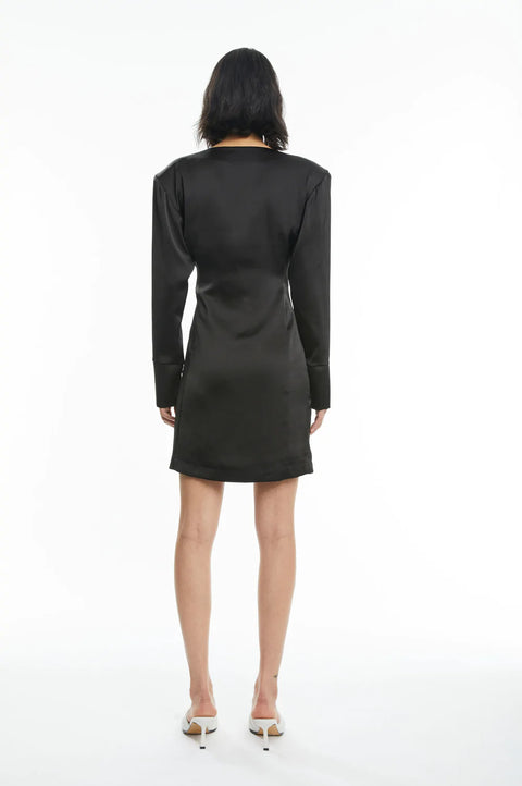 Oval Square Dance Dress | Black