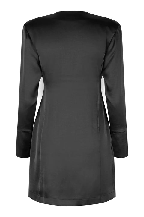 Oval Square Dance Dress | Black