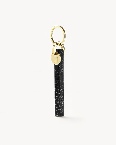 Machete Bar Keychain | Black Marble