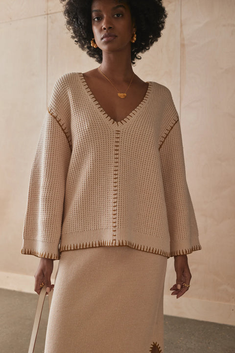 Sancia Rina Jumper | Cashew