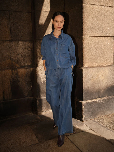 Mos Mosh Tessa Lich Shirt | Blue