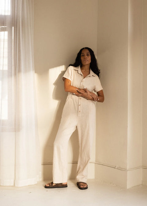 Slate Wearables Lewis Jumpsuit | Vanilla
