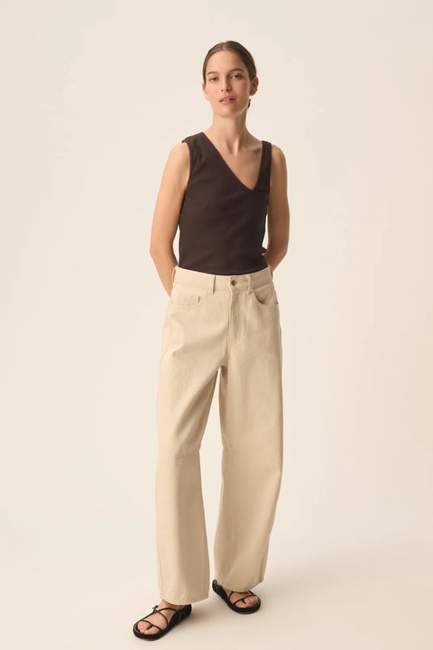 Des Petits Hauts Des Petits Hauts Kaliss Tank in Terre: summer, cotton, statement piece
