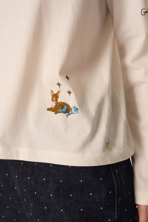Des Petits Hauts Iriel Tee | Ecru