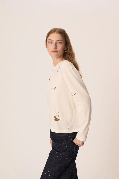 Des Petits Hauts Iriel Tee | Ecru