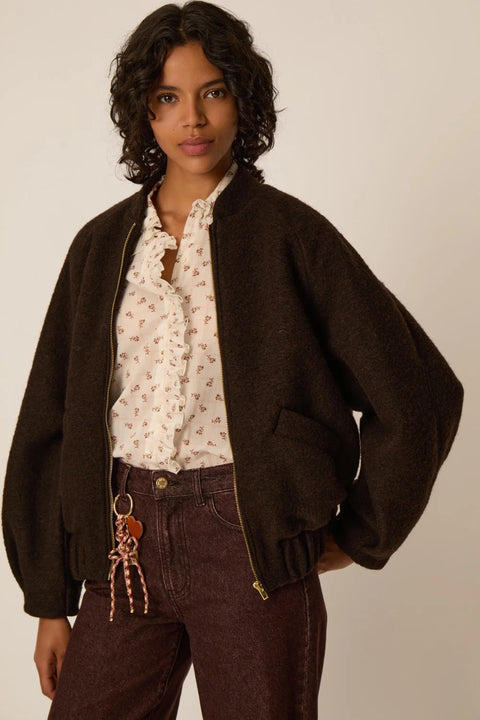 Des Petits Hauts Paddy Charm - Styled Shot Attached to Bag Handle Showing Fashionable Bag Decoration