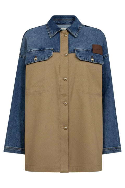 Mos Mosh Alia Mix Shirt | True Camel