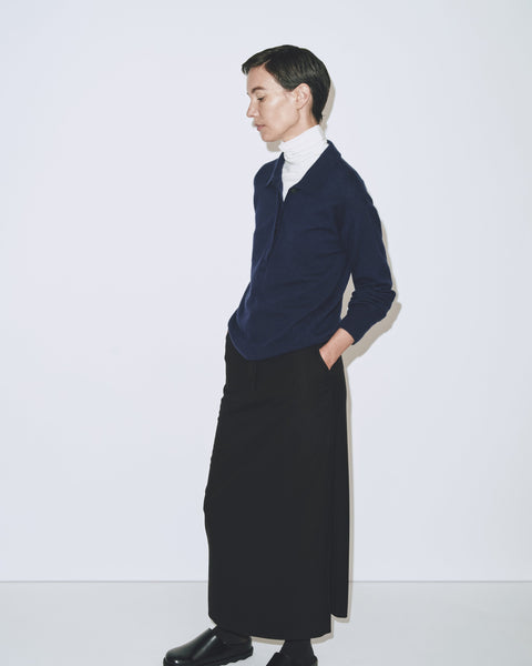 Mijeong Park Wool Blend Midi Skirt | Black