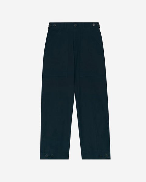 Mijeong Park Cropped Workwear Pants | Navy