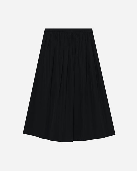 Mijeong Park Gathered Midi Skirt | Black