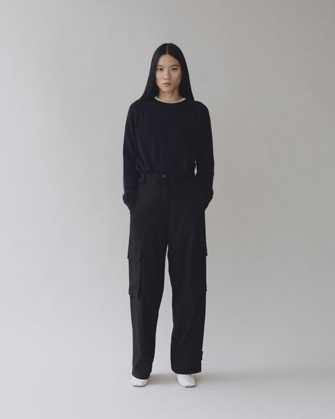 Mijeong Park Cashmere Blend Crewneck | Navy