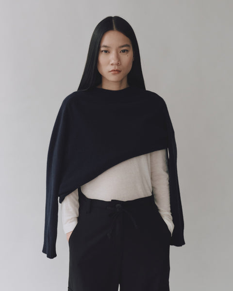 Mijeong Park Cashmere Blend Crewneck | Navy