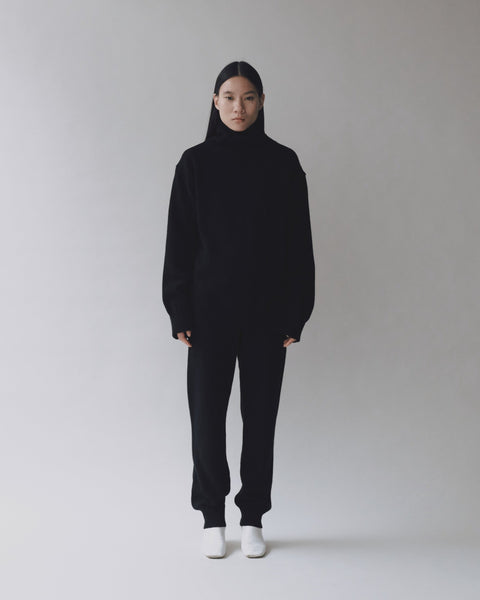 Mijeong Park Cashmere Blend High Neck Knit | Black