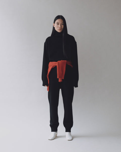 Mijeong Park Cashmere Blend High Neck Knit | Black