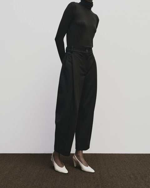 Mijeong Park Rollneck Jersey Top | Black