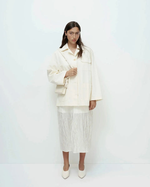Mijeong Park Linen Blend Work Jacket | Cream