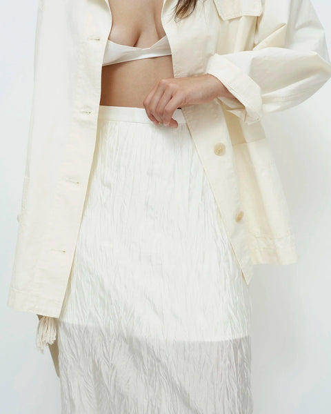 Mijeong Park Linen Blend Work Jacket | Cream