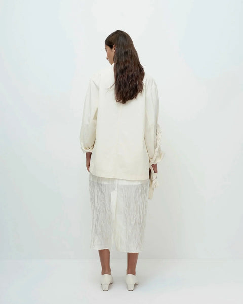 Mijeong Park Linen Blend Work Jacket | Cream