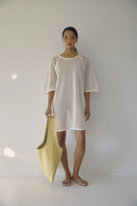 Boheme Goods Bohème Goods The Fisherman Tee: features cotton, knit, oversized, relaxed