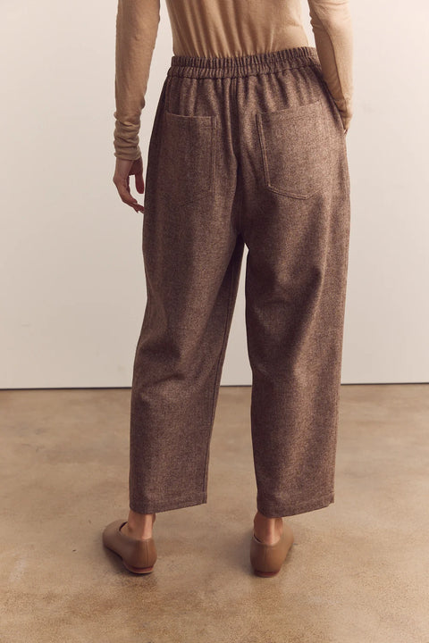 Amente Wool Blend Baby Herringbone Pants | Coco