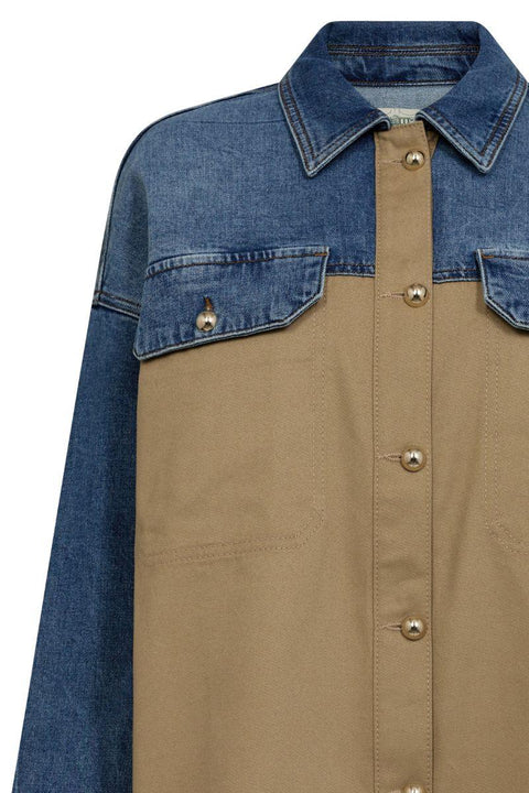 Mos Mosh Alia Mix Shirt | True Camel