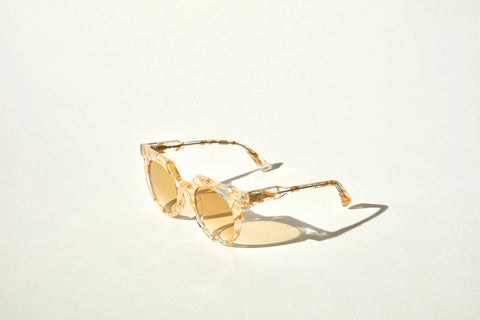 Wolfspout Aster Sunglasses | Gold Bloom