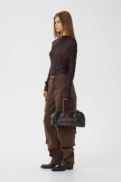 Gestuz Svedae Blouse | Deep Plum