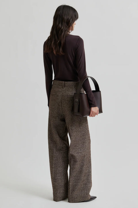 Second Female Matima O-Neck Tee | Chocolate Plum