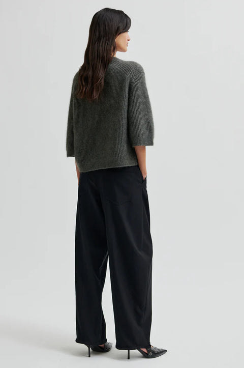 Second Female Andrea Knit Rib Cardigan | Beluga