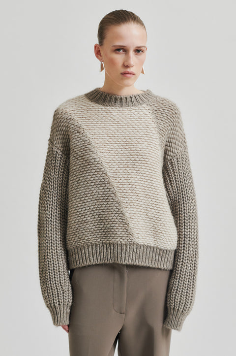 Second Female Samanda Knit O-Neck | Morel