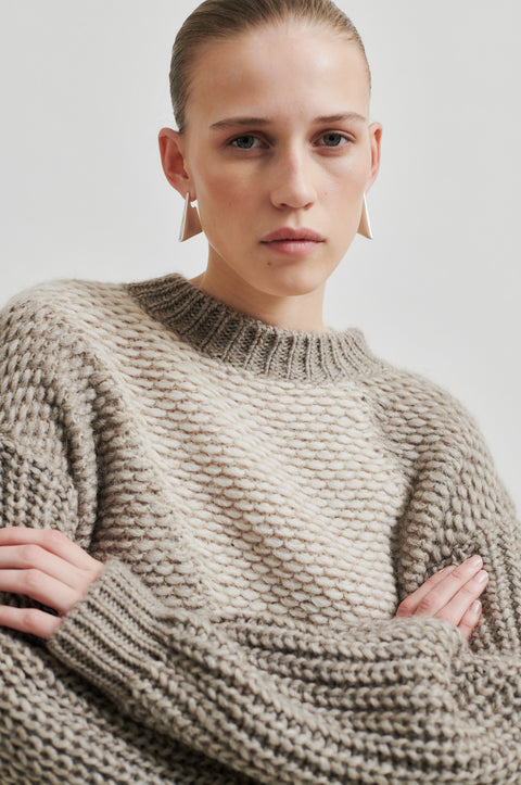 Second Female Samanda Knit O-Neck | Morel