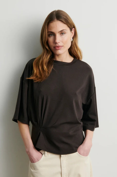 Second Female Missouri Tee | Dark Brown Melange
