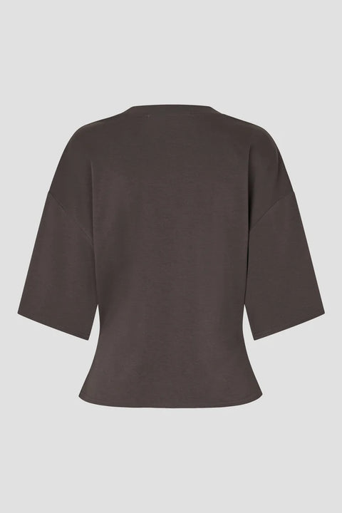 Second Female Missouri Tee | Dark Brown Melange