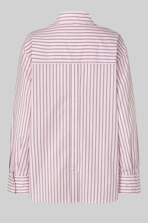 Second Female Second Female Vari Shirt in Pale Lilac: featuring cotton, oversized, relaxed