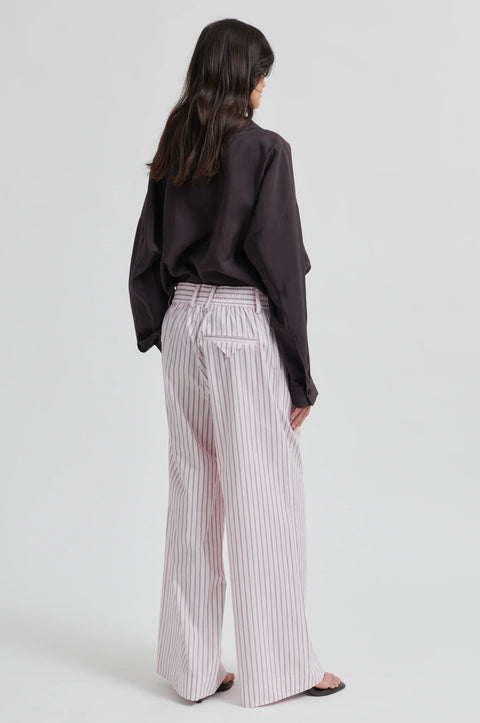 Second Female Second Female Vari Trousers in Pale Lilac: featuring cotton, relaxed, pocket