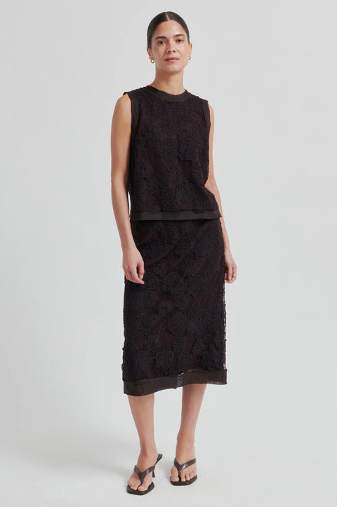 Second Female Second Female Daysee Skirt in Chocolate Torte