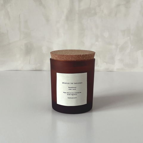 Species by the Thousands Candle | Sandalwood, Cedar, & Myrrh