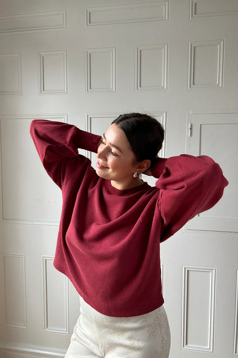 Merge Clouds Sweater | Barolo