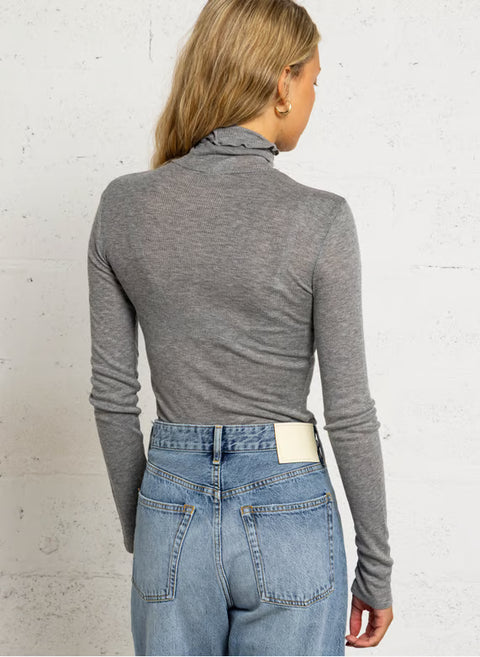 Des Petits Hauts Flore Turtleneck | Gris Moyen