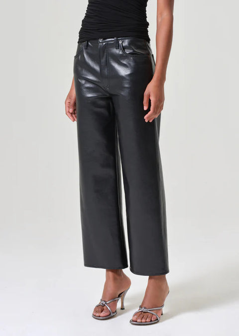 AGOLDE Ren Recycled Leather Jean | Detox