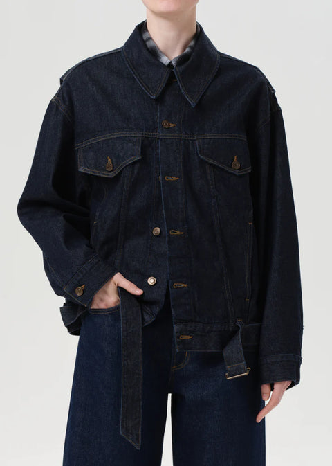 AGOLDE Merritt Jacket | Rinse Dark Denim