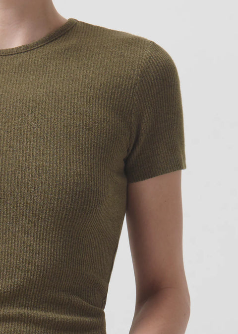 AGOLDE Harri Shrunken Tee | Nori