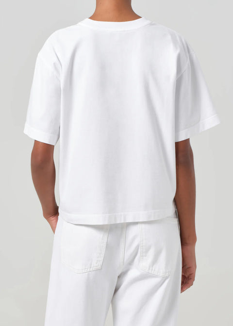 AGOLDE Sulma Tee | White